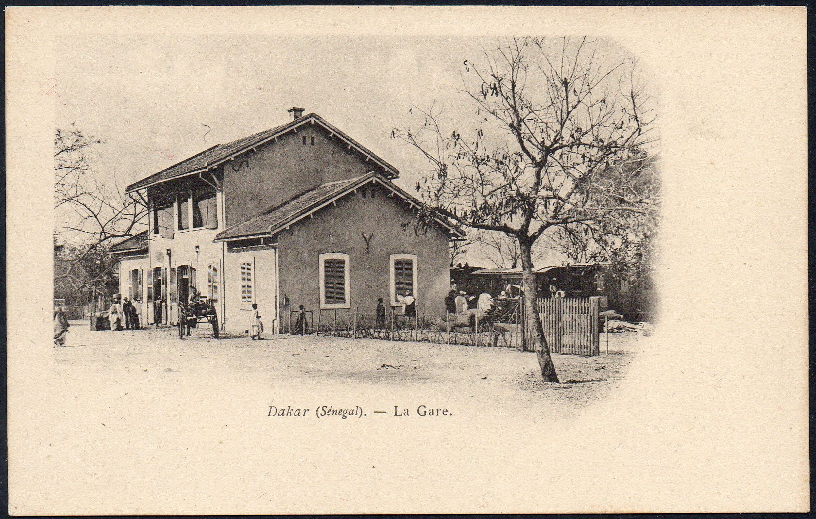 Railway Postcard Senegal Gare de Dakar Station